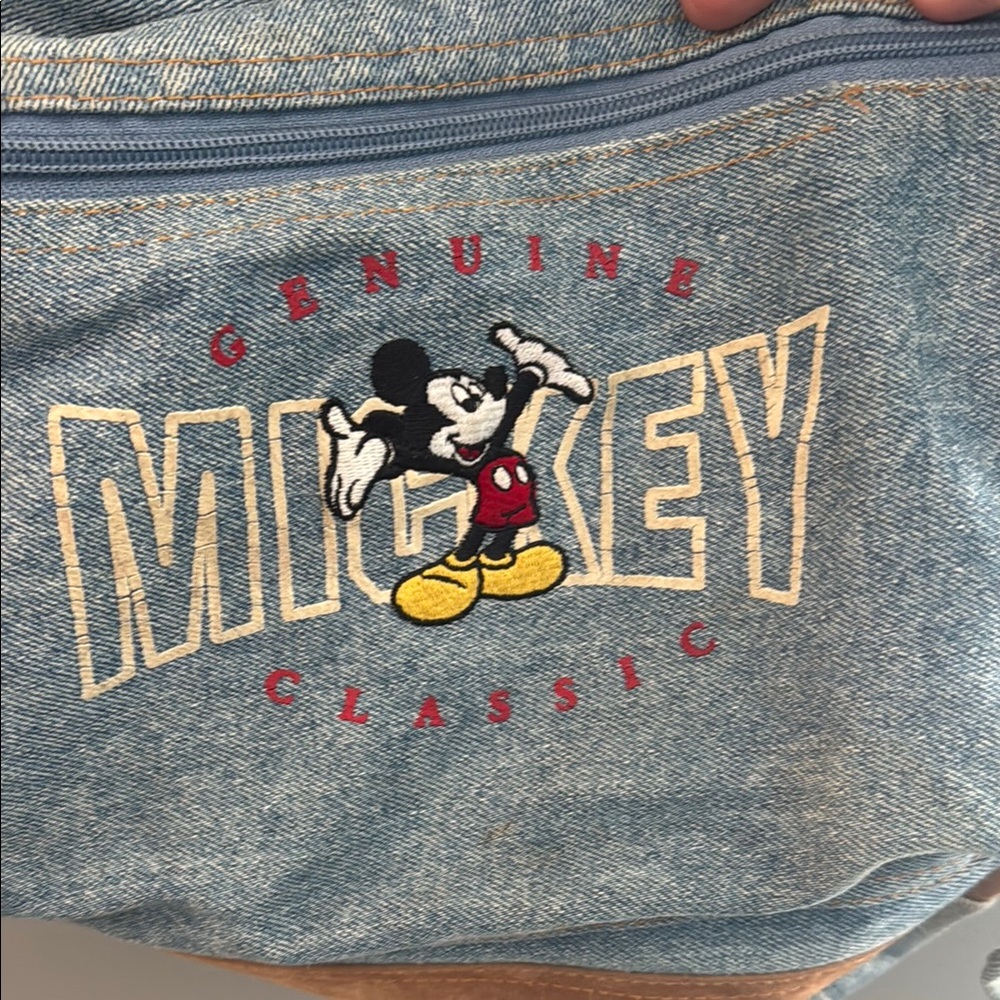 Disney Blue and Brown Backpack with Classic Design - Picture 7 of 12